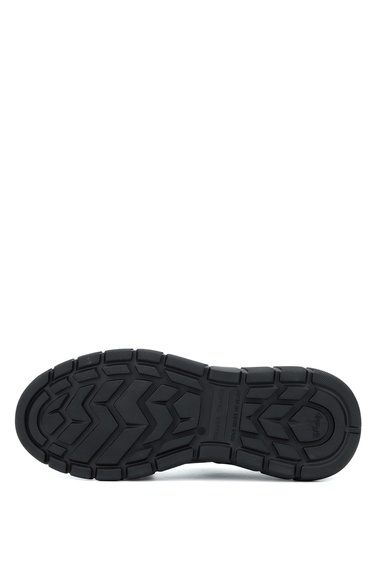  Tamer Tanca Erkek Hakiki Deri Siyah Sneakers & Spor Ayakkabı