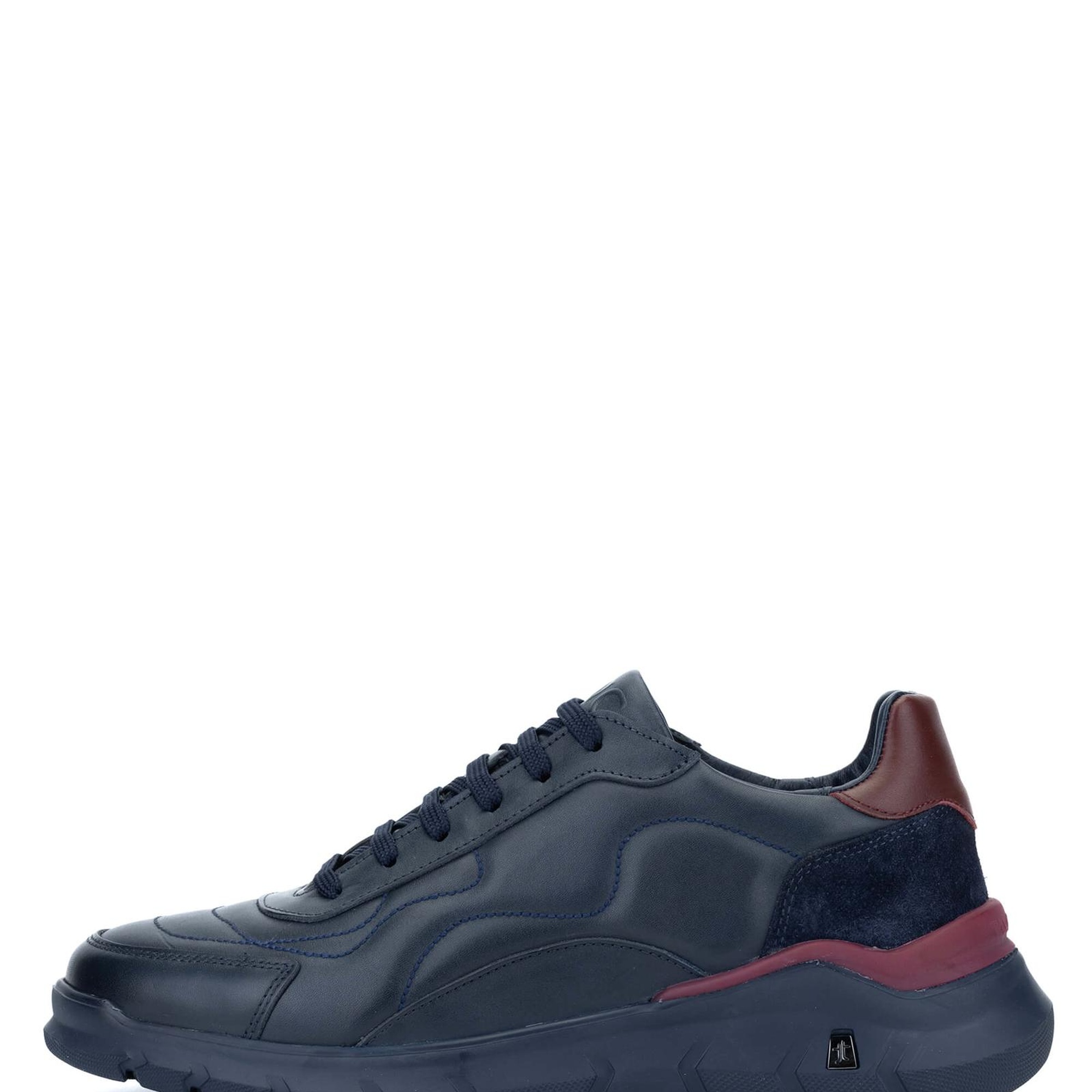 Tamer Tanca Erkek Hakiki Deri Lacivert Sneakers & Spor Ayakkabı