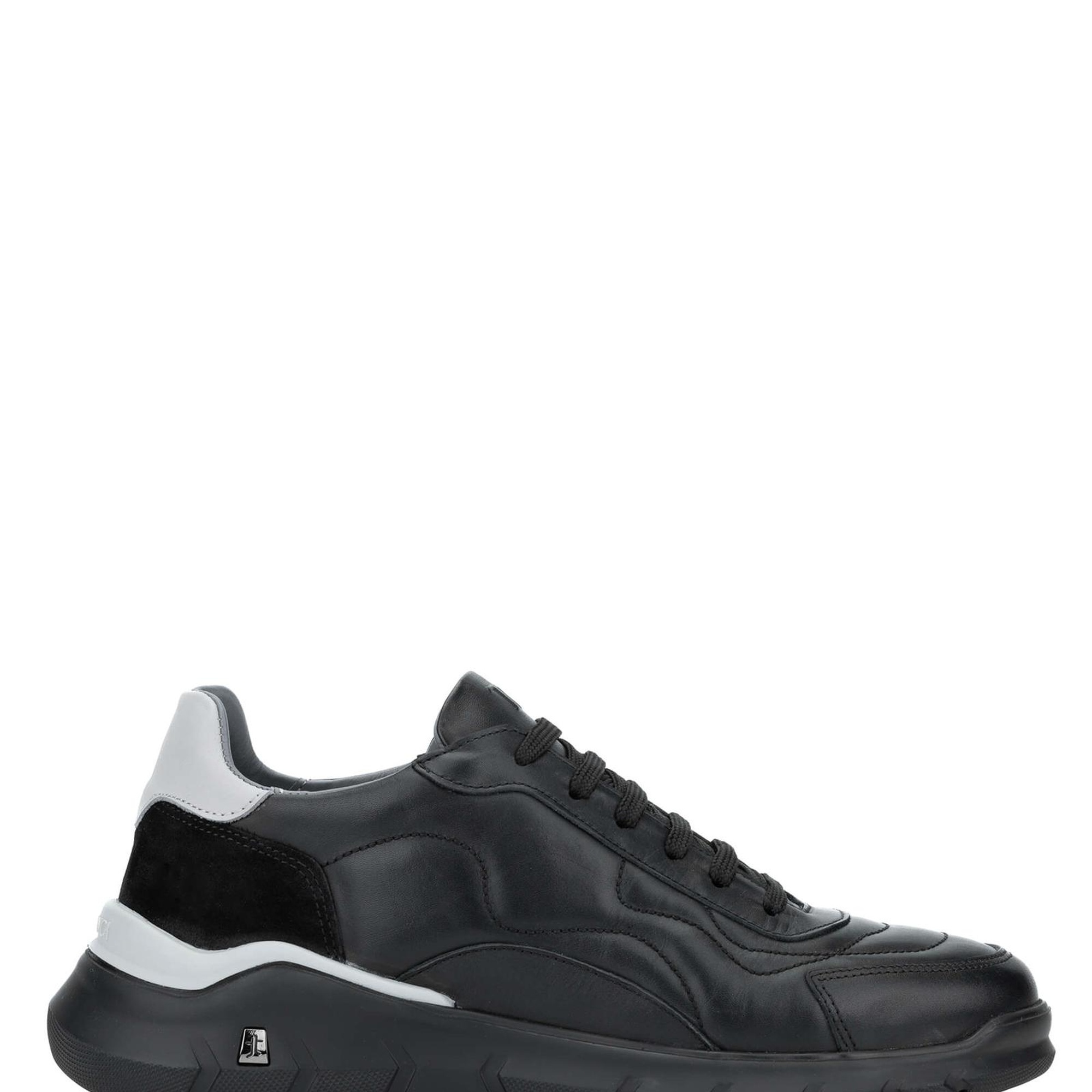 Tamer Tanca Erkek Hakiki Deri Siyah Sneakers & Spor Ayakkabı