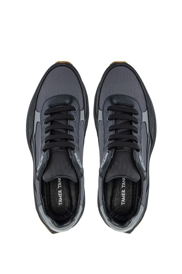  Tamer Tanca Erkek Hakiki Deri Gri Sneakers & Spor Ayakkabı
