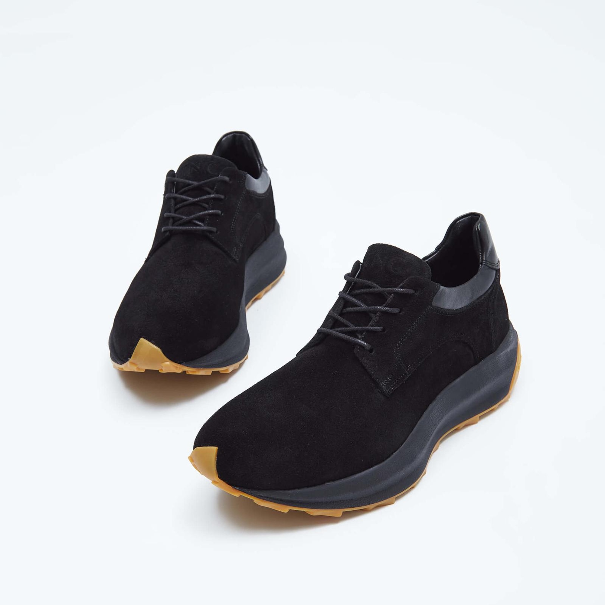 Tamer Tanca Erkek Hakiki Deri Siyah Sneakers & Spor Ayakkabı