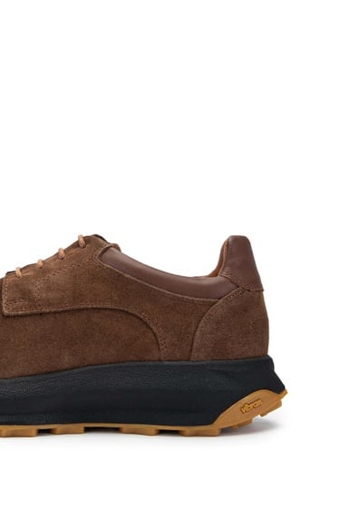  Tamer Tanca Erkek Hakiki Deri Coffee Sneakers & Spor Ayakkabı