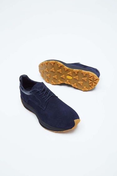  Tamer Tanca Erkek Hakiki Deri Lacivert Sneakers & Spor Ayakkabı