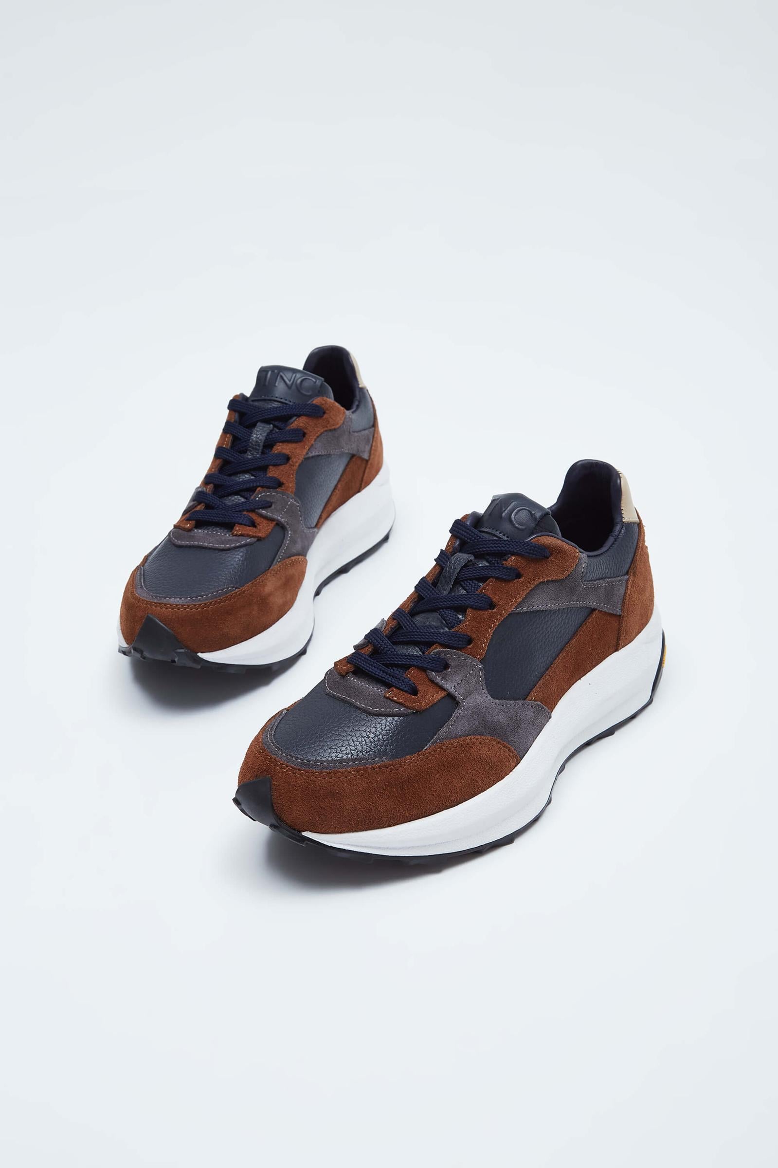  Tamer Tanca Erkek Hakiki Deri Taba Sneakers & Spor Ayakkabı