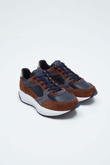  Tamer Tanca Erkek Hakiki Deri Taba Sneakers & Spor Ayakkabı