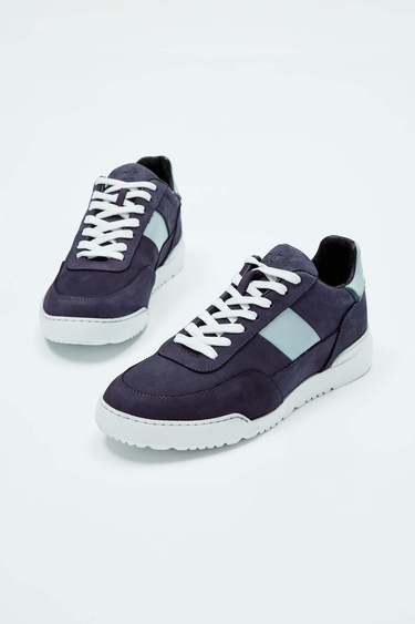  Tamer Tanca Erkek Hakiki Deri Lacivert Sneakers & Spor Ayakkabı