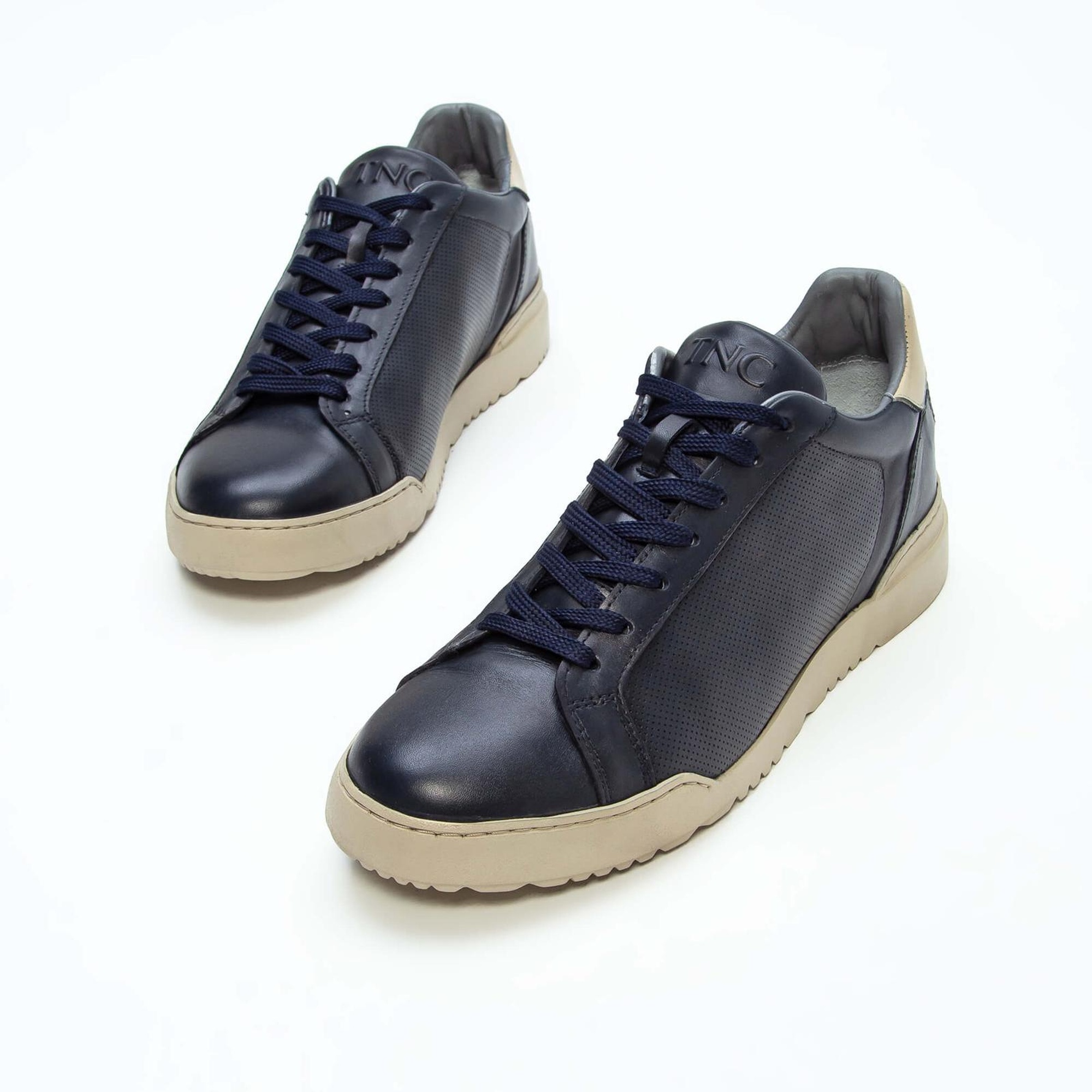 Tamer Tanca Erkek Hakiki Deri Lacivert Sneakers & Spor Ayakkabı