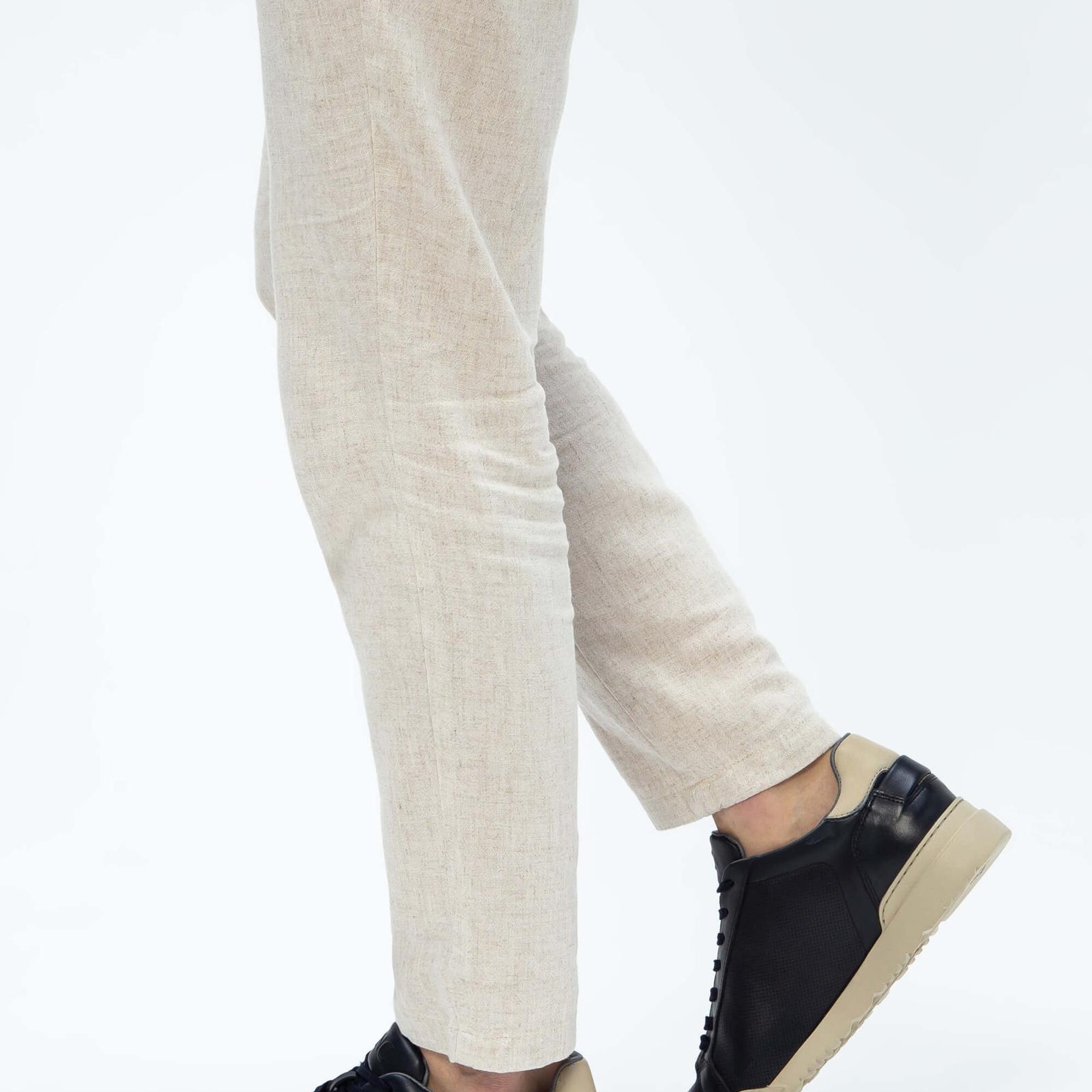 Tamer Tanca Erkek Hakiki Deri Lacivert Sneakers & Spor Ayakkabı