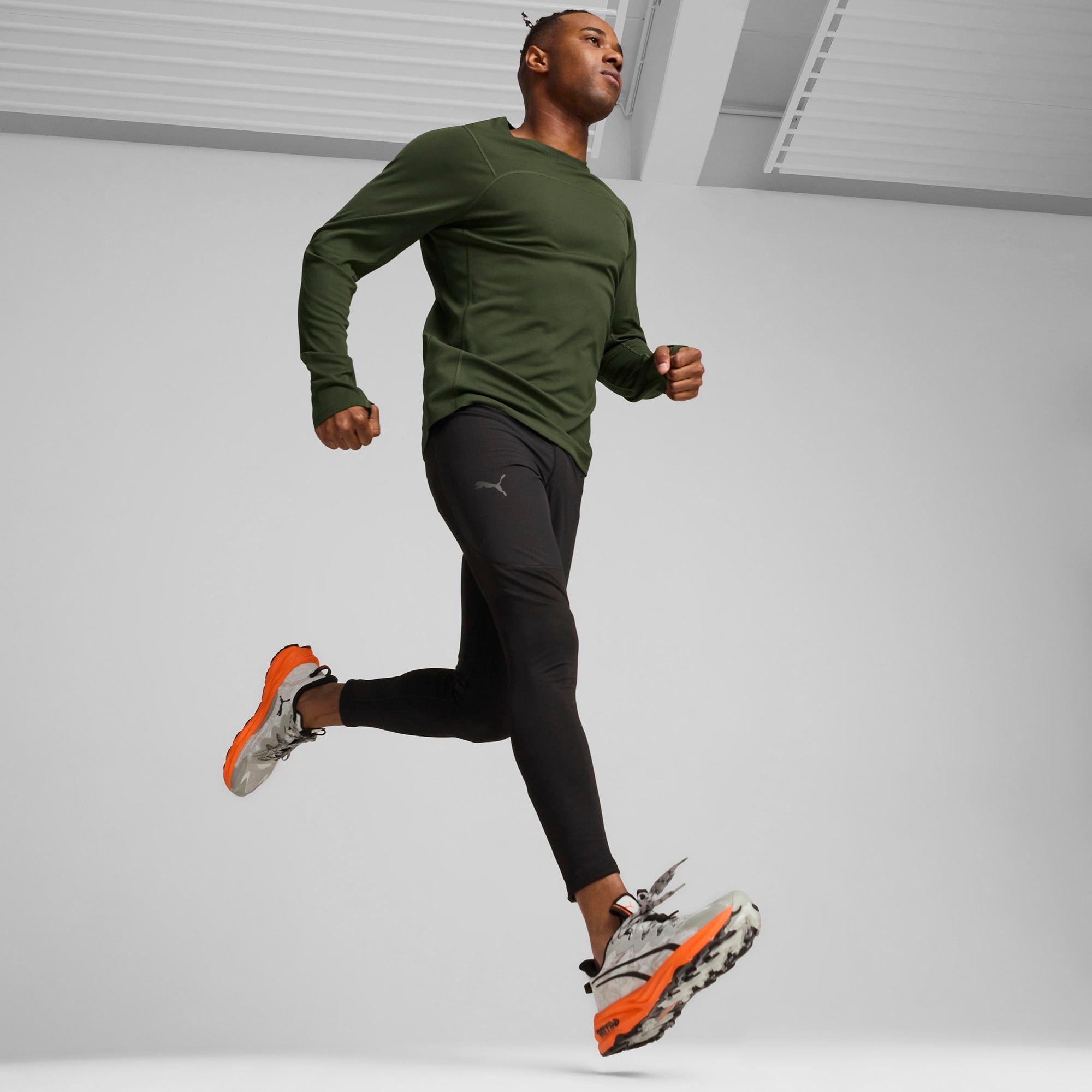 Puma Fast-Trac Nitro 3 Erkek Gri Koşu Ayakkabısı