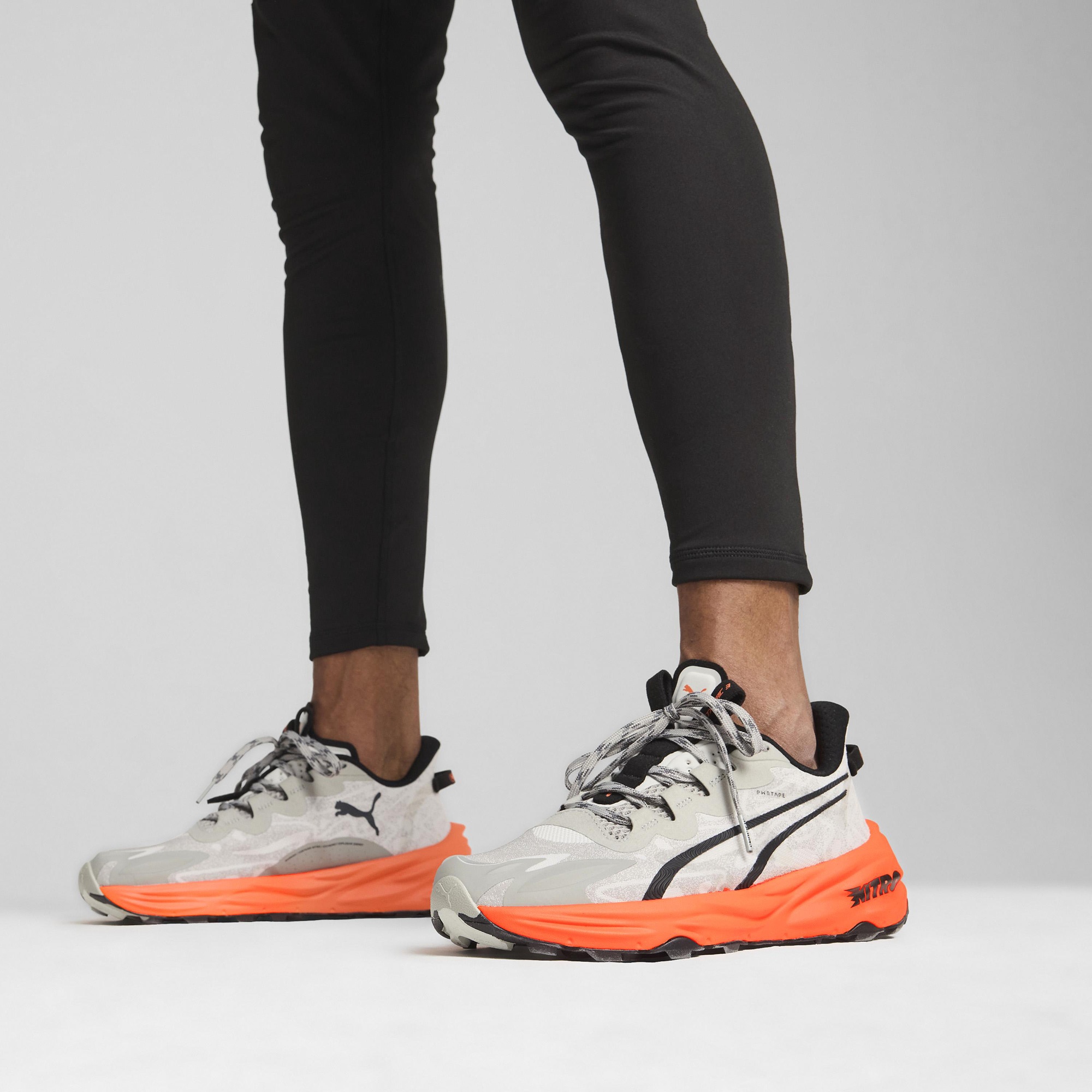 Puma Fast-Trac Nitro 3 Erkek Gri Koşu Ayakkabısı