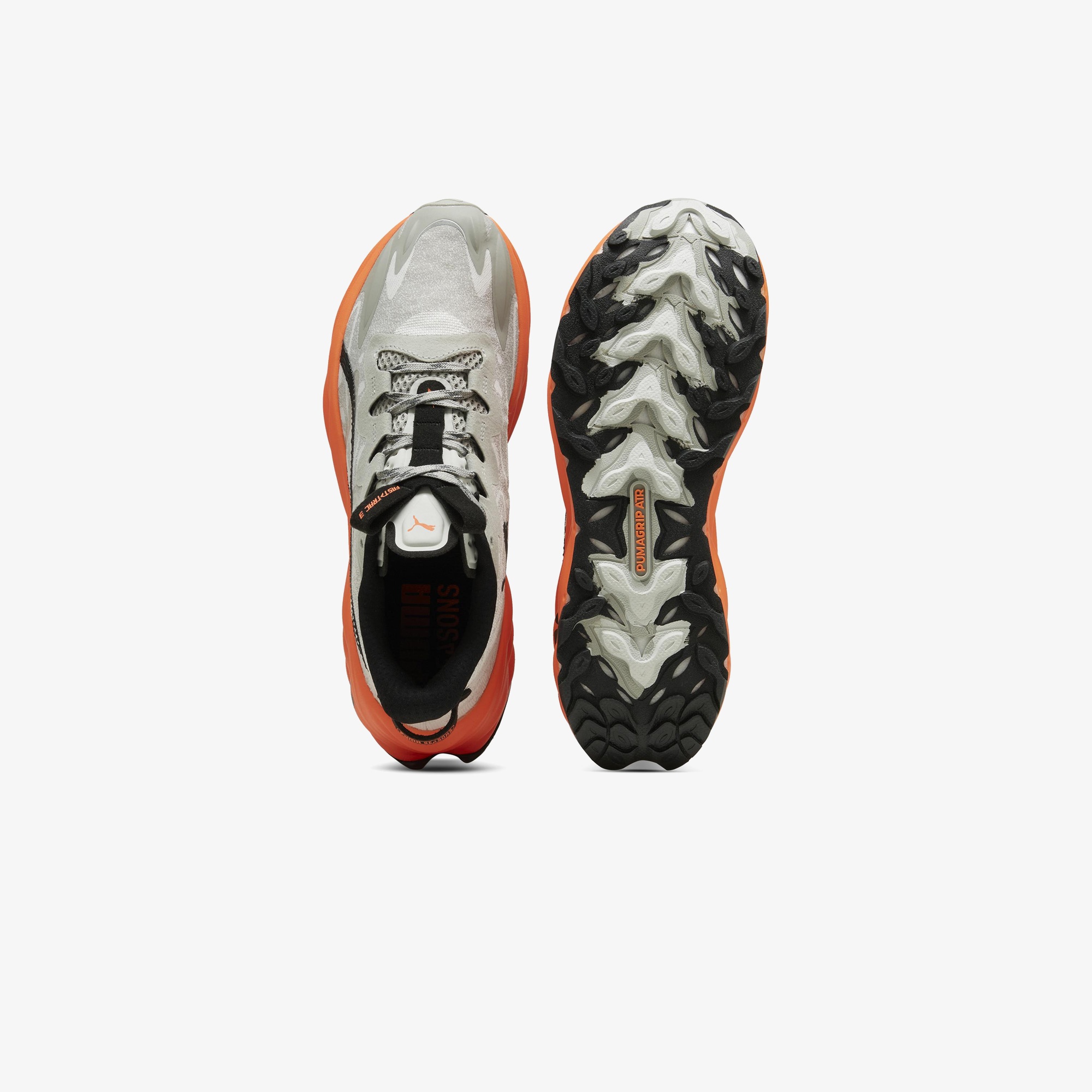 Puma Fast-Trac Nitro 3 Erkek Gri Koşu Ayakkabısı