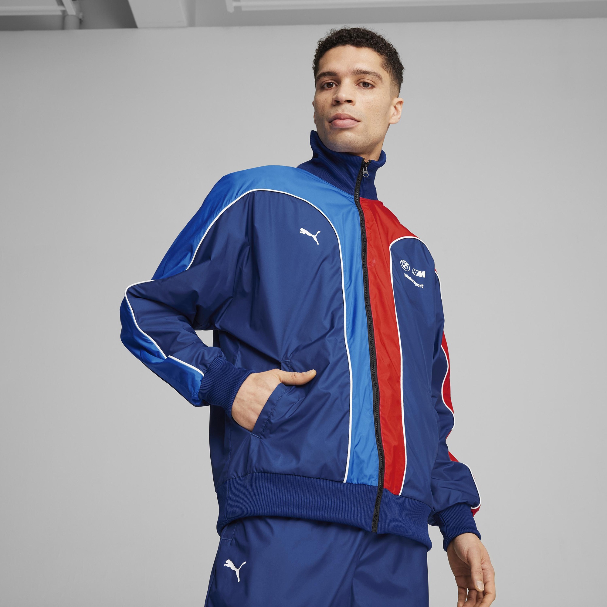 Puma BMW Motosport Archive Erkek Mavi Ceket