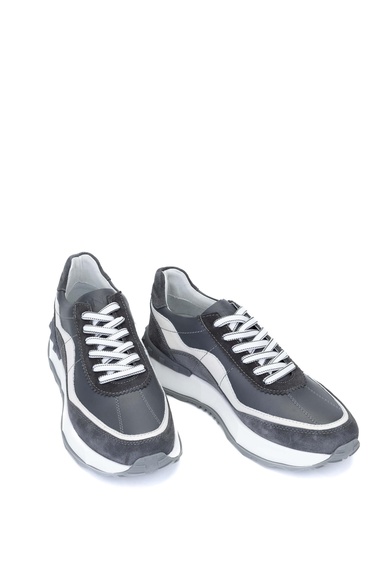  Tamer Tanca Erkek Hakiki Deri Gri Sneakers & Spor Ayakkabı