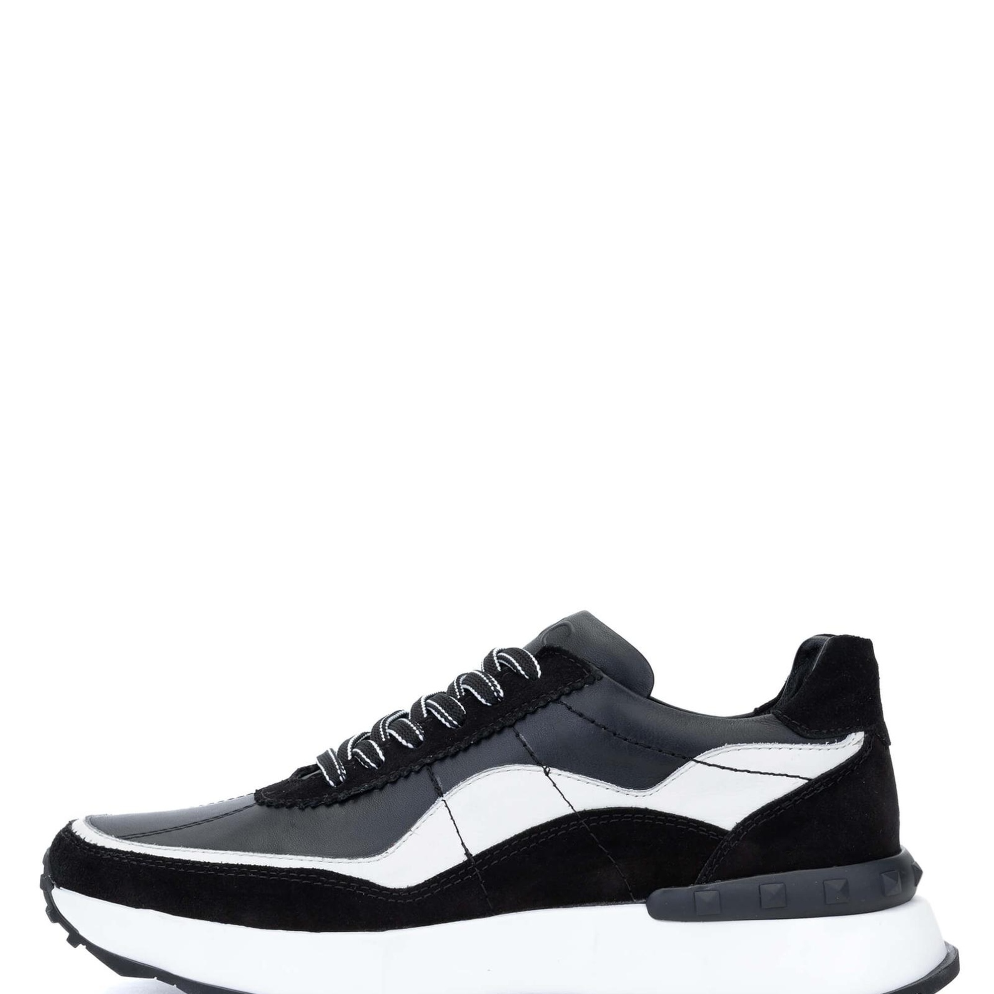 Tamer Tanca Erkek Hakiki Deri Siyah Sneakers & Spor Ayakkabı