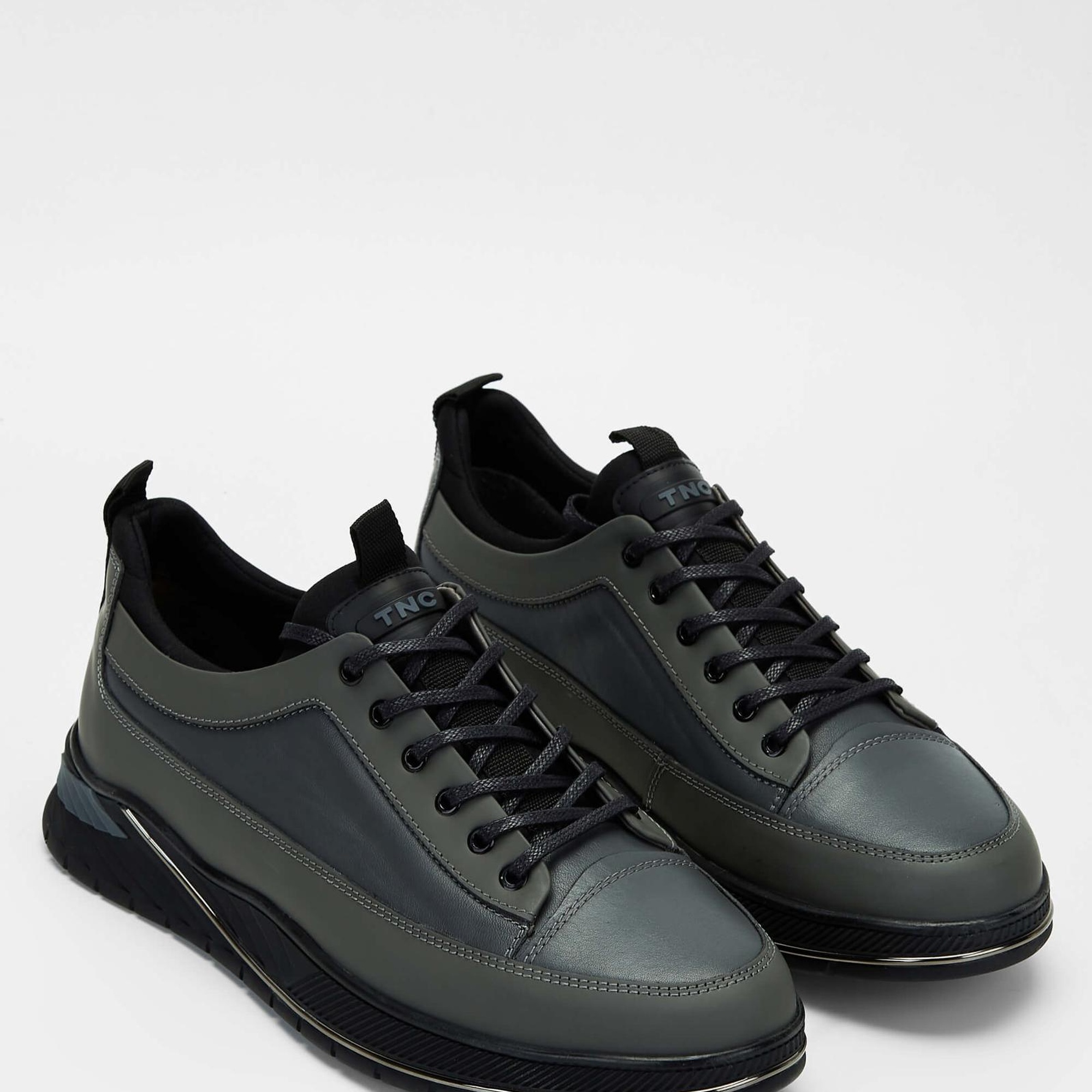 Tamer Tanca Erkek Hakiki Deri Gri Sneakers & Spor Ayakkabı