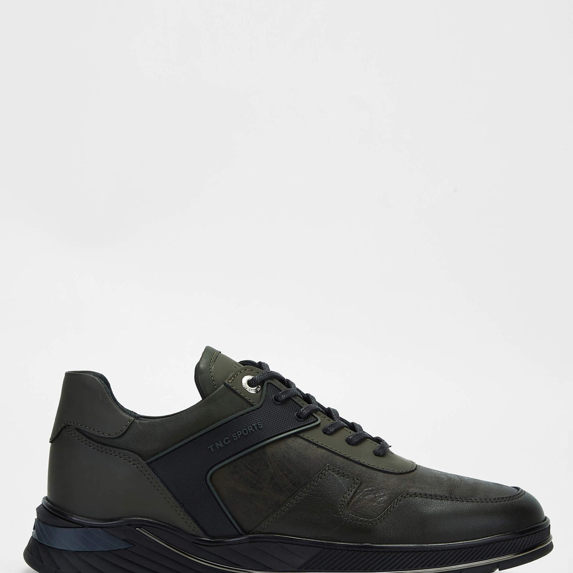 Tamer Tanca Erkek Hakiki Deri Haki Sneakers & Spor Ayakkabı