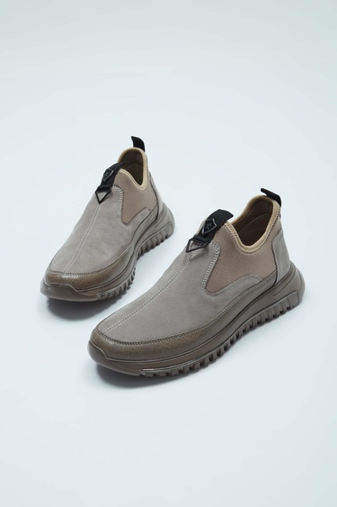  Tamer Tanca Erkek Hakiki Deri Vizon Sneakers & Spor Ayakkabı