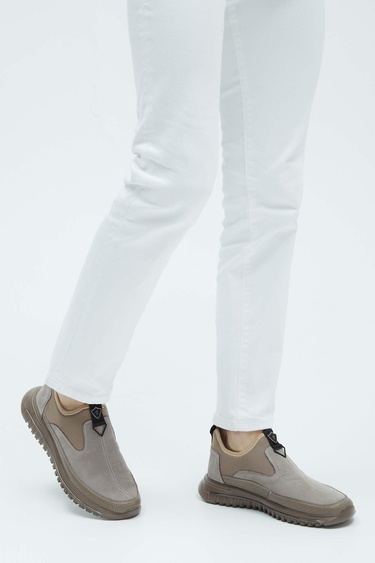  Tamer Tanca Erkek Hakiki Deri Vizon Sneakers & Spor Ayakkabı