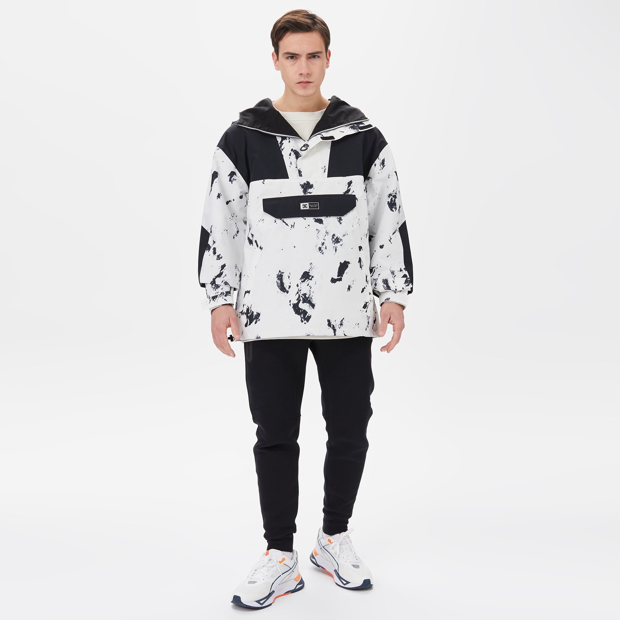Dc 43 Anorak Erkek Beyaz Outdoor Mont