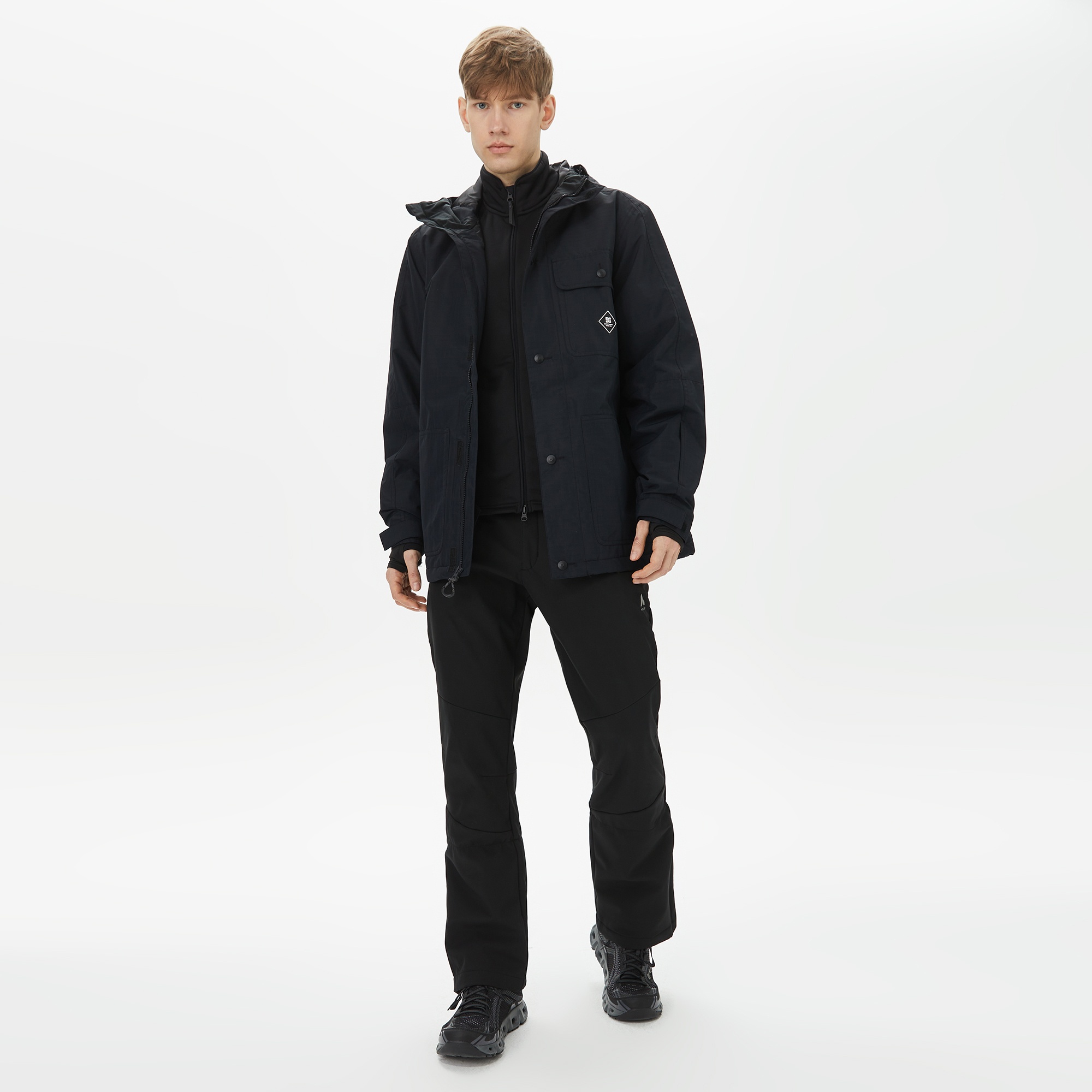 DC Servo Erkek Siyah Snowboard Montu