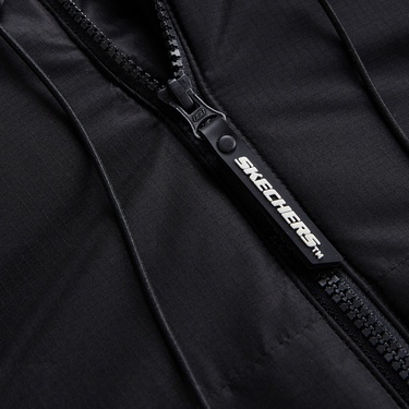  Skechers Outerwear Padded Erkek Siyah Günlük Mont
