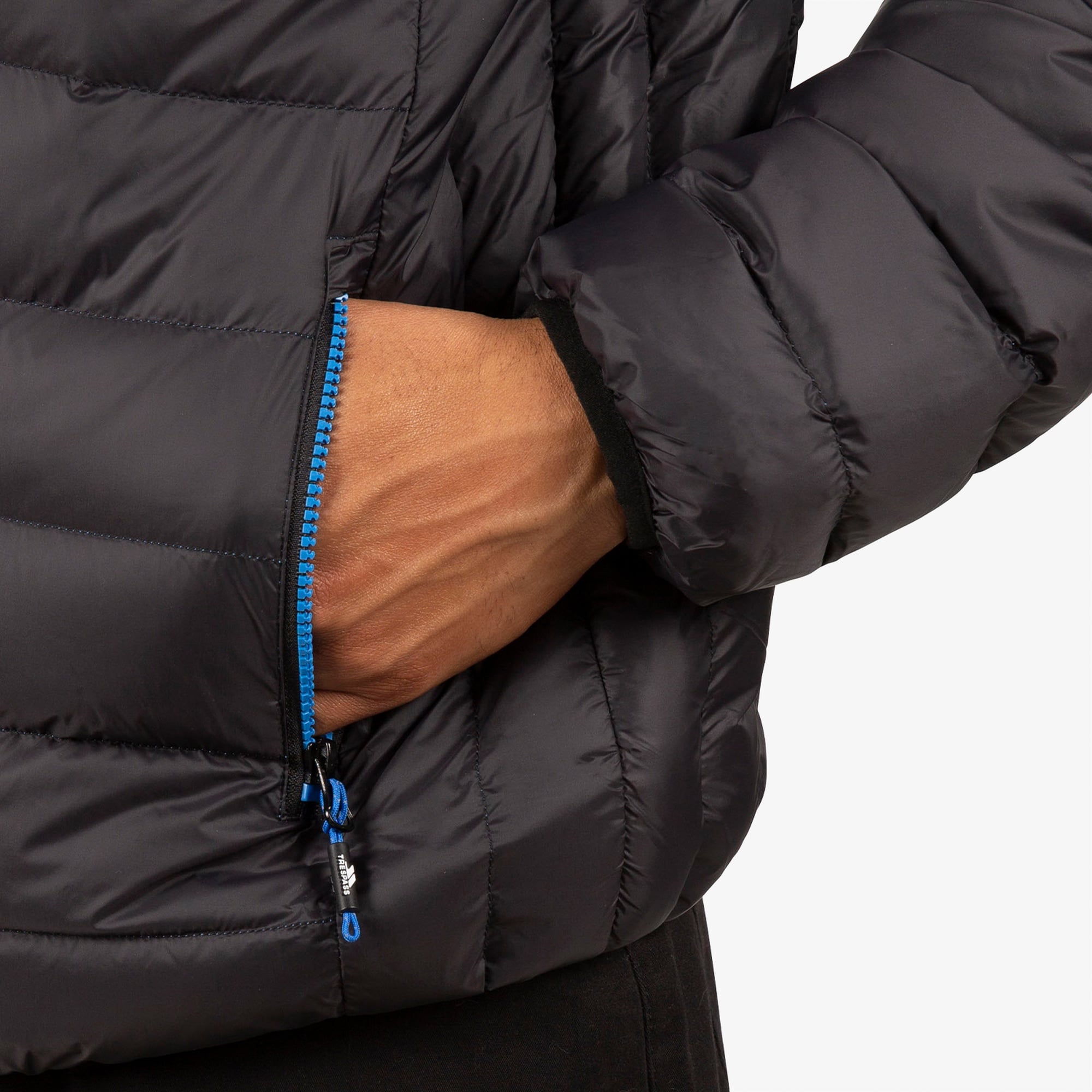 Trespass Bosten Casual Erkek Siyah Outdoor Montu