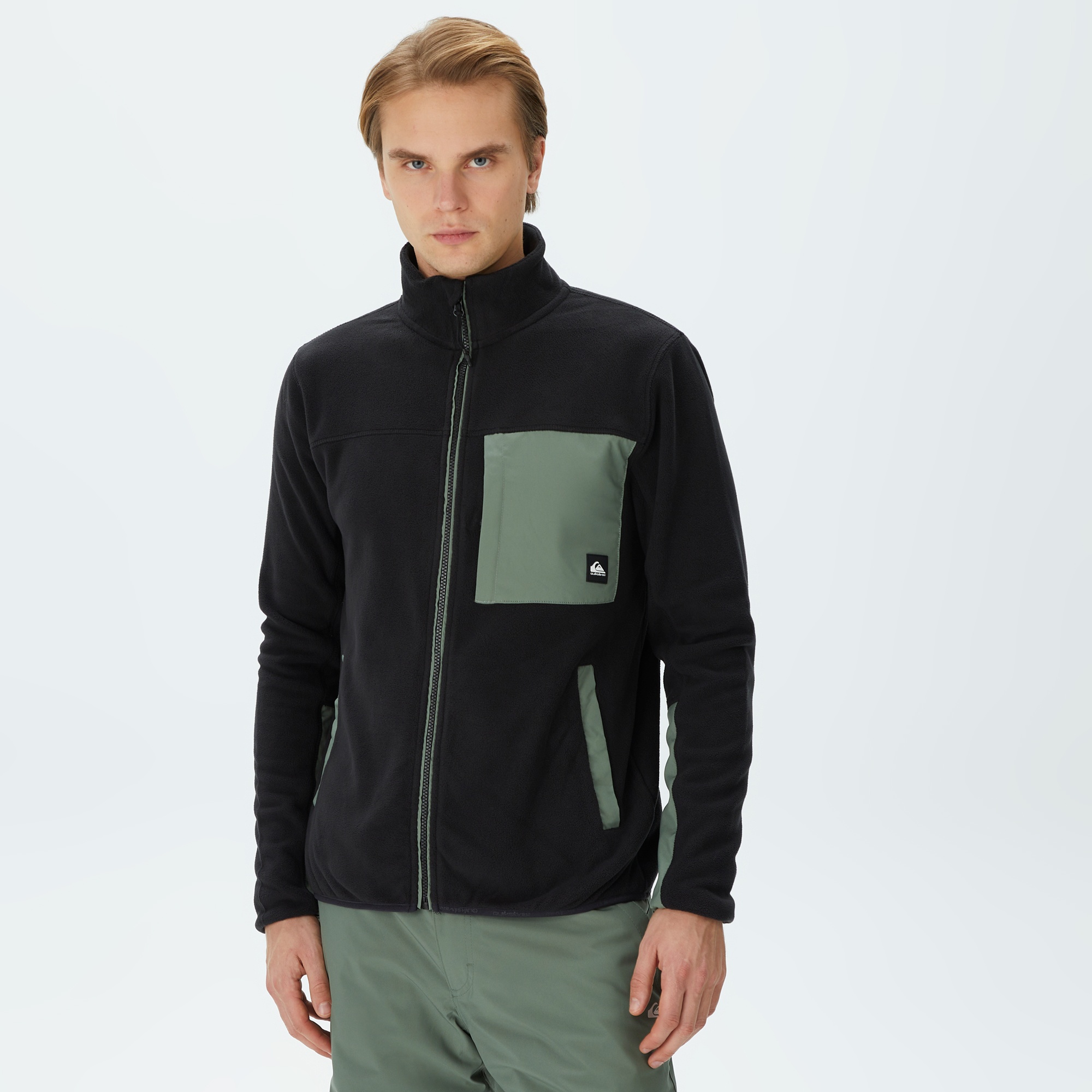 Quiksilver Peak Point Erkek Siyah Outdoor Polar