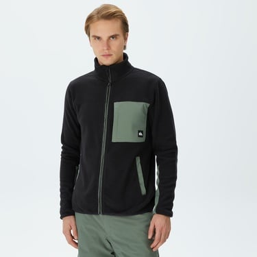  Quiksilver Peak Point Erkek Siyah Outdoor Polar