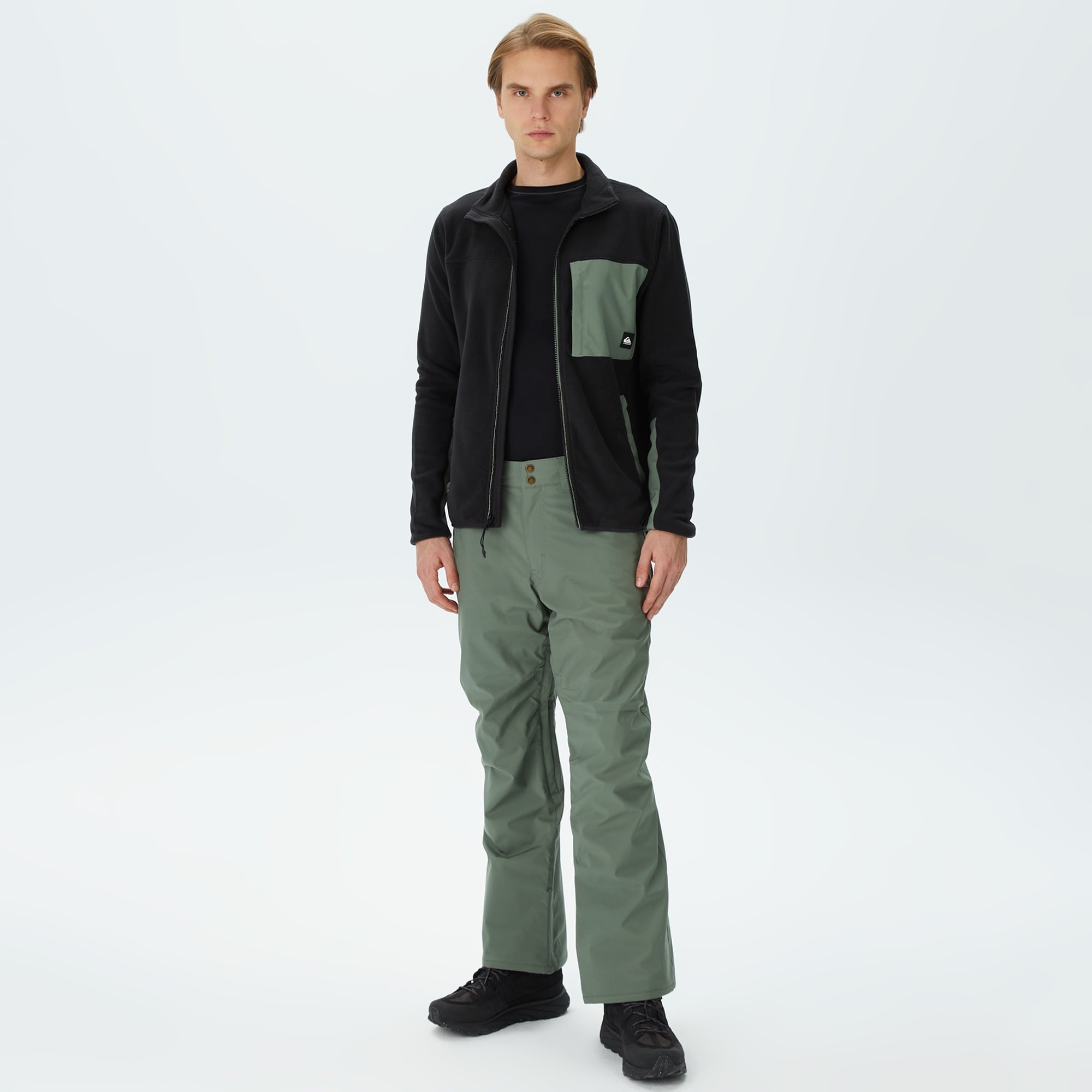 Quiksilver Peak Point Erkek Siyah Outdoor Polar