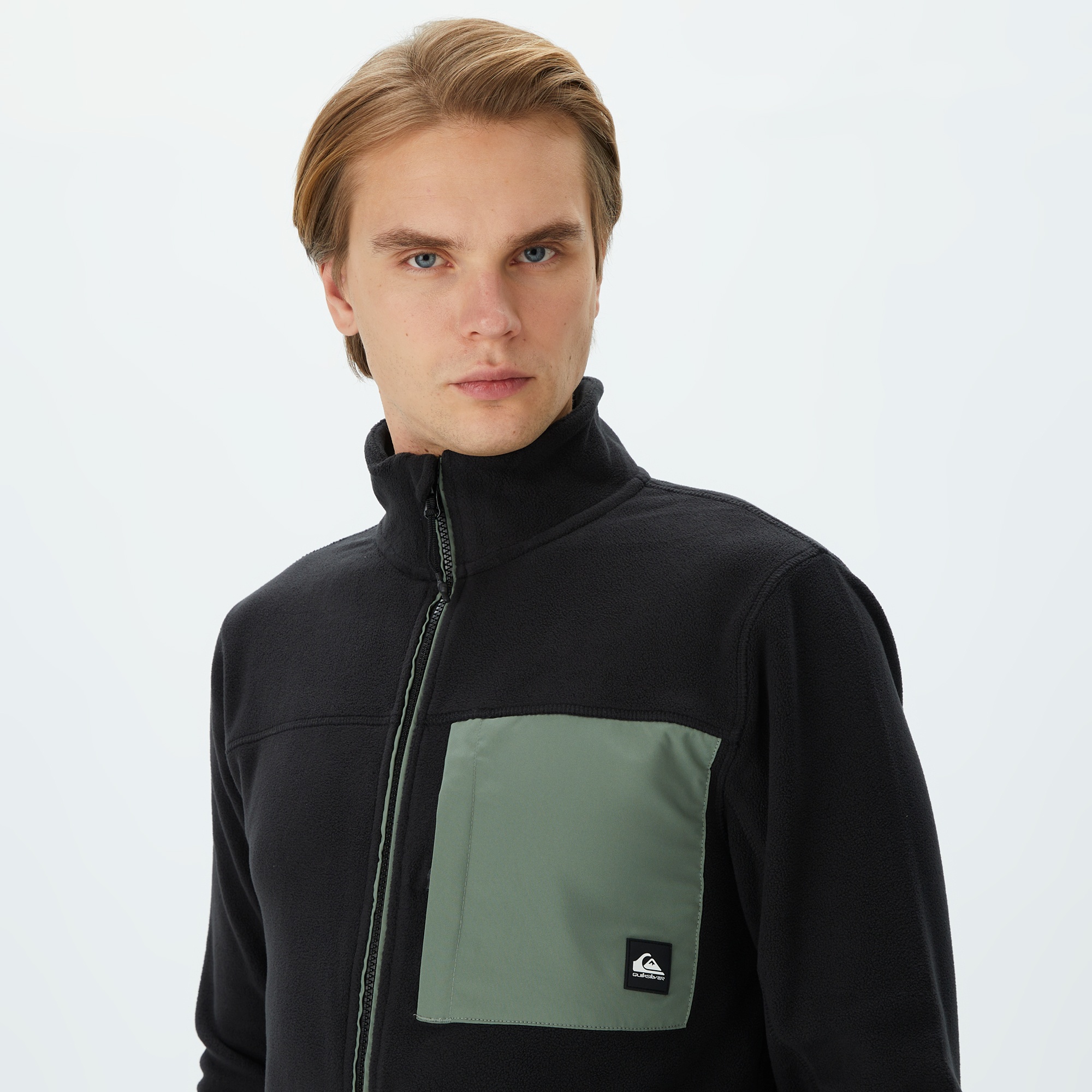 Quiksilver Peak Point Erkek Siyah Outdoor Polar