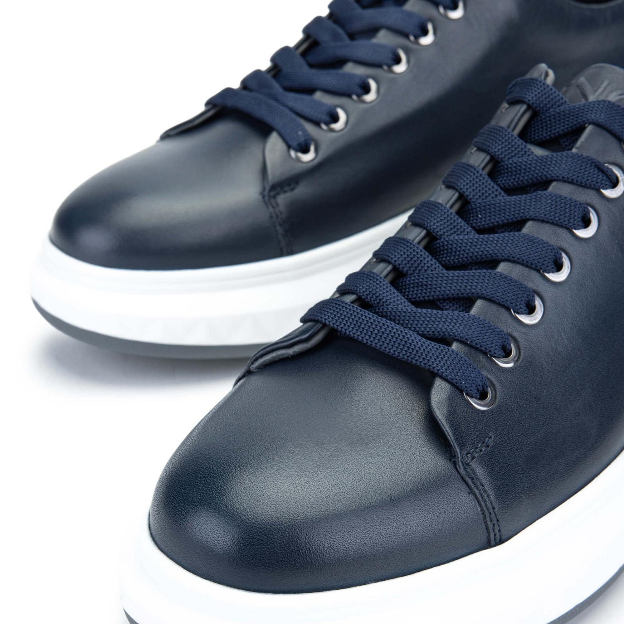 Tamer Tanca Erkek Hakiki Deri Lacivert Sneakers & Spor Ayakkabı