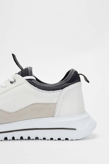  Tamer Tanca Erkek Hakiki Deri Beyaz Sneakers & Spor Ayakkabı