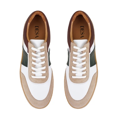  Noah Beyaz Erkek Deri Spor Ayakkabı