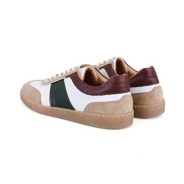  Noah Beyaz Erkek Deri Spor Ayakkabı