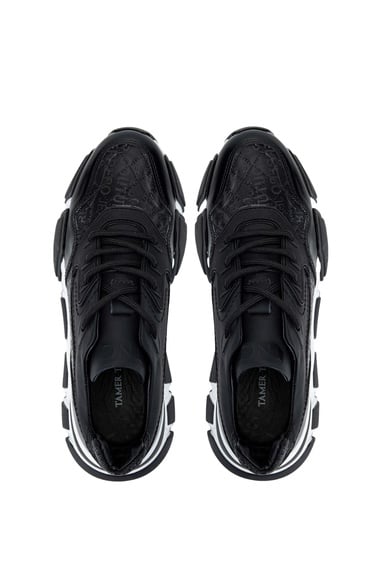  Tamer Tanca Erkek Hakiki Deri Siyah Sneakers & Spor Ayakkabı