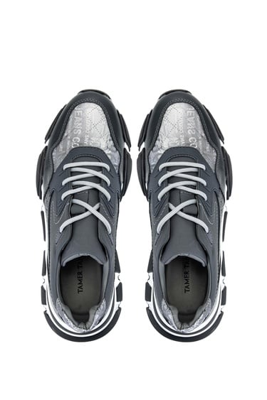  Tamer Tanca Erkek Hakiki Deri Gri Sneakers & Spor Ayakkabı