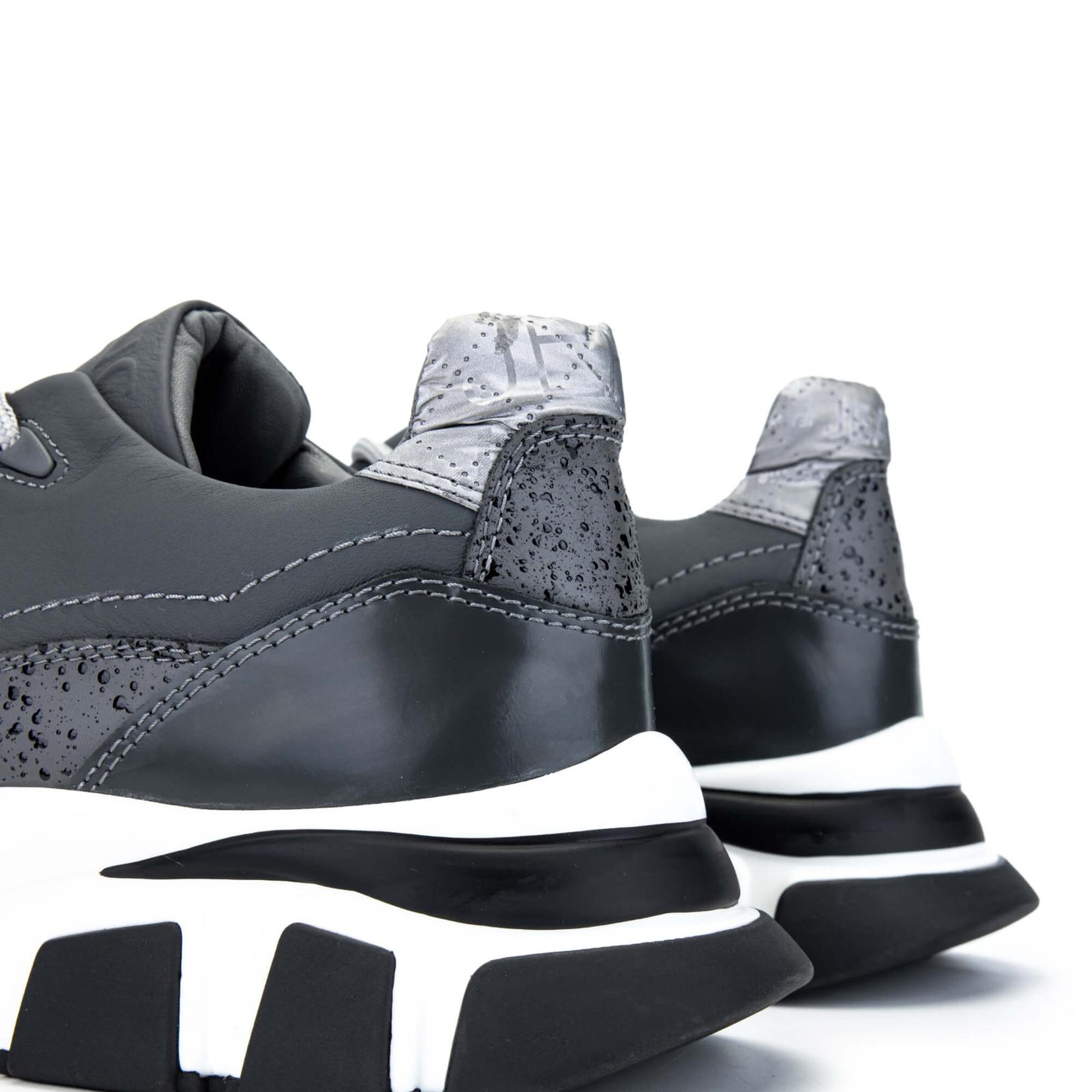 Tamer Tanca Erkek Hakiki Deri Gri Sneakers & Spor Ayakkabı