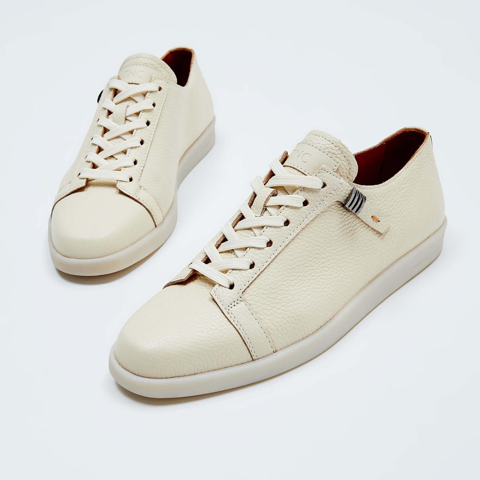 Tamer Tanca Erkek Hakiki Deri Fildişi Sneakers & Spor Ayakkabı