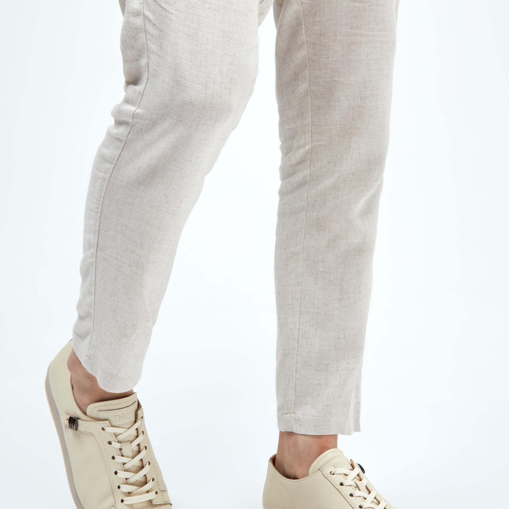 Tamer Tanca Erkek Hakiki Deri Fildişi Sneakers & Spor Ayakkabı