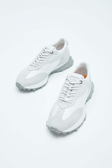 Tamer Tanca Erkek Hakiki Deri Beyaz Sneakers & Spor Ayakkabı
