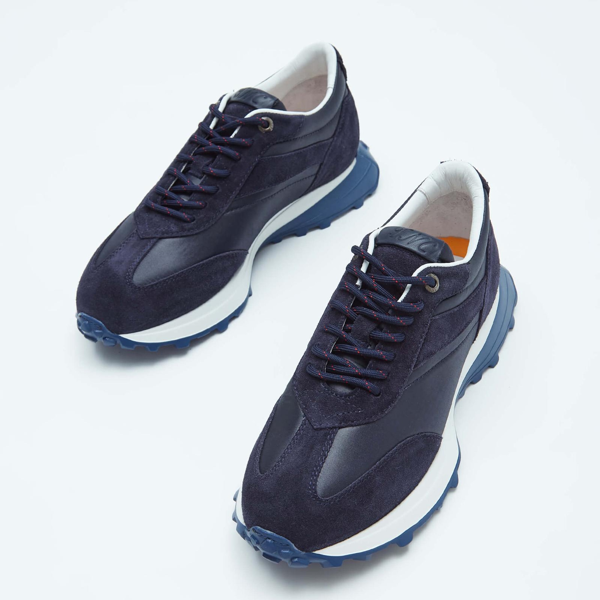 Tamer Tanca Erkek Hakiki Deri Lacivert Sneakers & Spor Ayakkabı