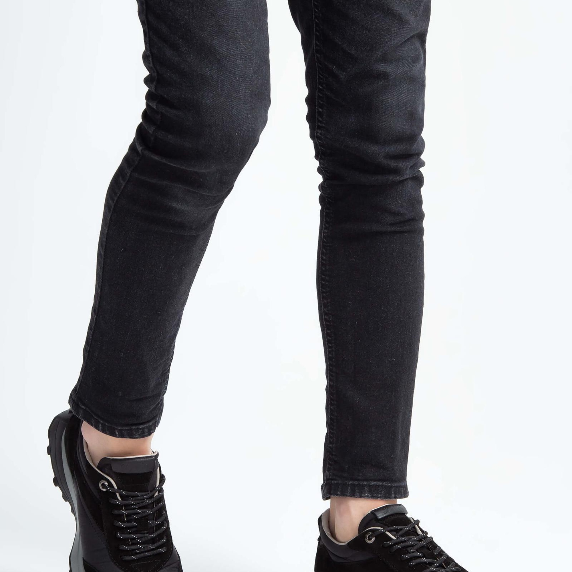 Tamer Tanca Erkek Hakiki Deri Siyah Sneakers & Spor Ayakkabı