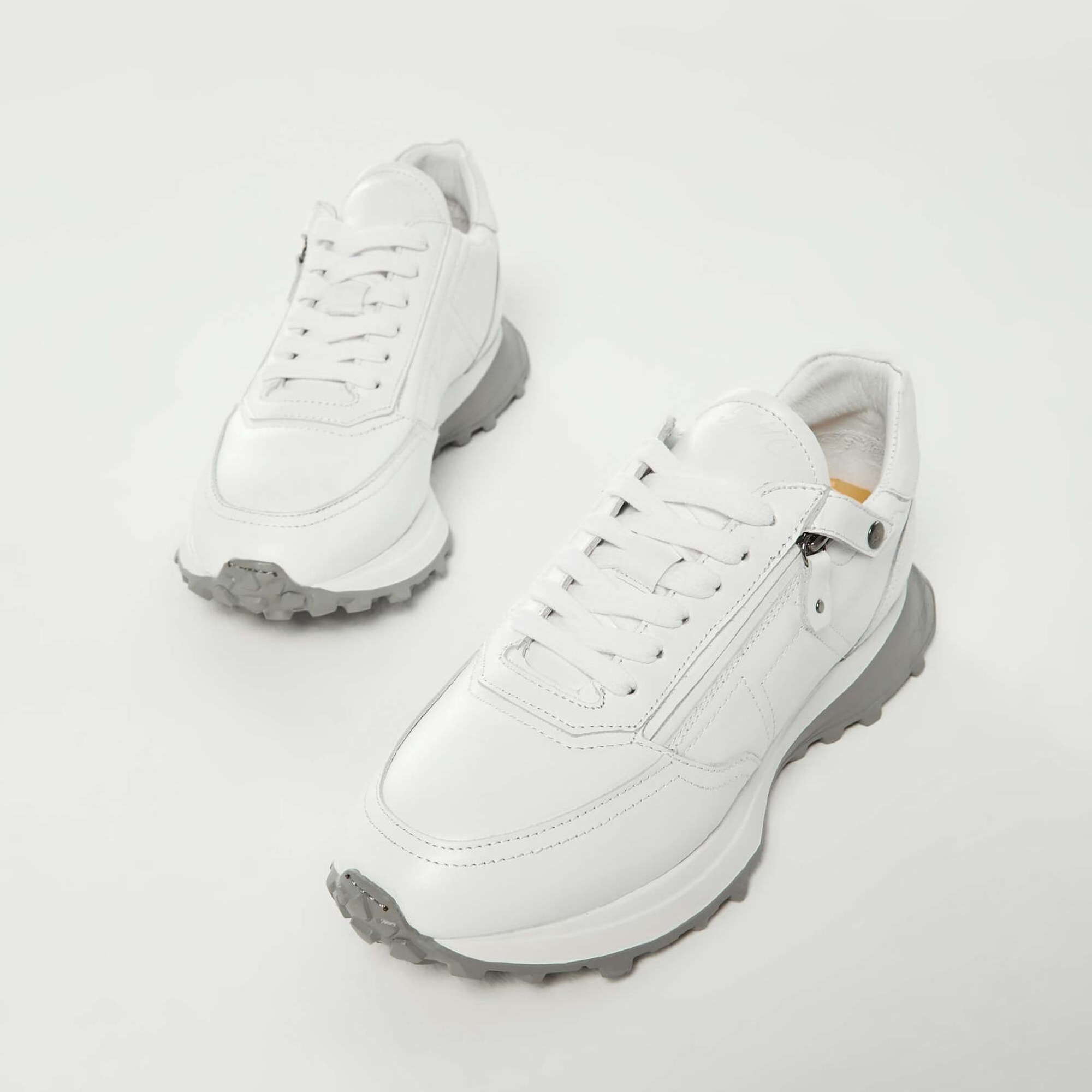 Tamer Tanca Erkek Hakiki Deri Beyaz Sneakers & Spor Ayakkabı