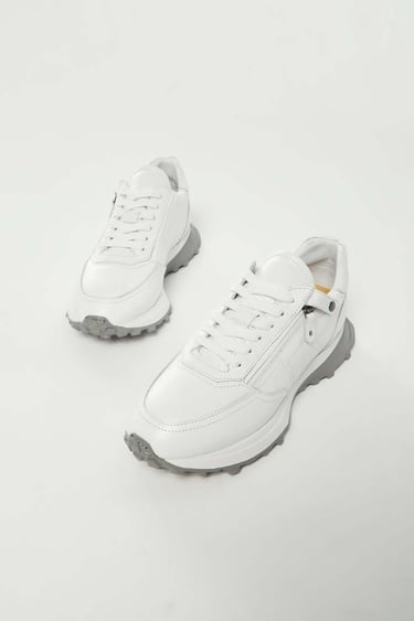  Tamer Tanca Erkek Hakiki Deri Beyaz Sneakers & Spor Ayakkabı