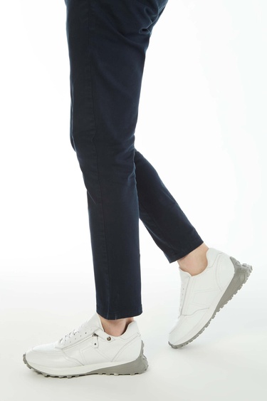  Tamer Tanca Erkek Hakiki Deri Beyaz Sneakers & Spor Ayakkabı