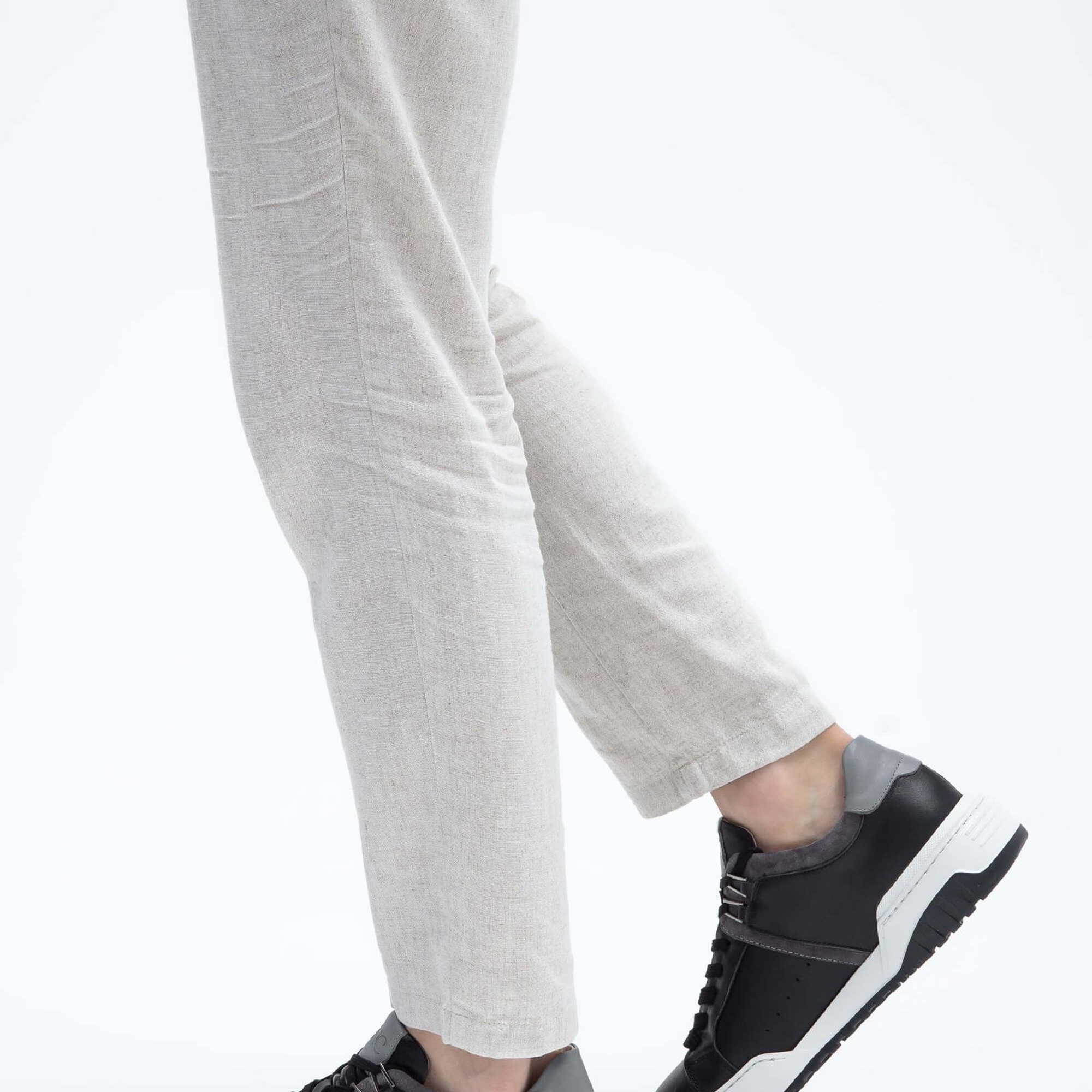 Tamer Tanca Erkek Hakiki Deri Siyah Sneakers & Spor Ayakkabı