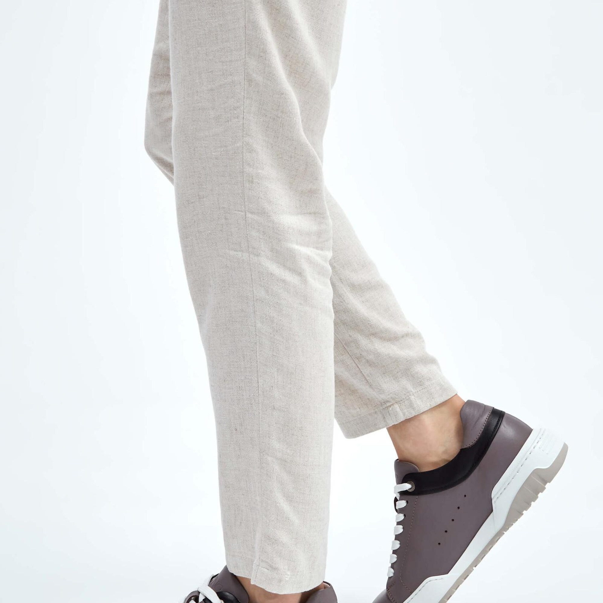 Tamer Tanca Erkek Hakiki Deri Vizon Napa Sneakers & Spor Ayakkabı