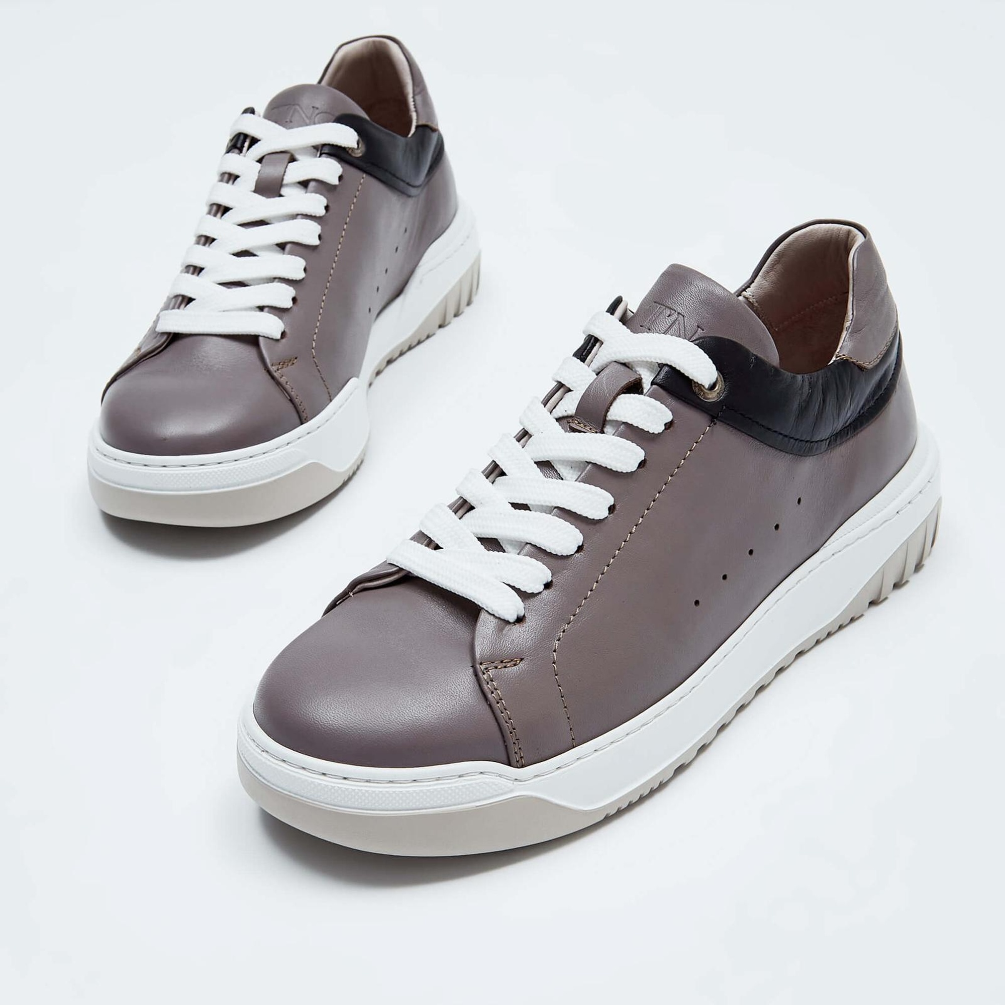 Tamer Tanca Erkek Hakiki Deri Vizon Napa Sneakers & Spor Ayakkabı