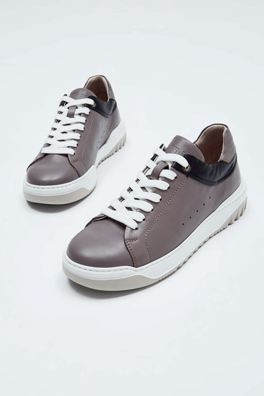  Tamer Tanca Erkek Hakiki Deri Vizon Napa Sneakers & Spor Ayakkabı