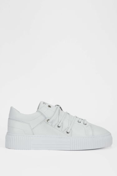  Tamer Tanca Erkek Hakiki Deri Beyaz Sneakers & Spor Ayakkabı